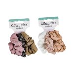 Scrunchie Hairbands - 3 Piece assorted